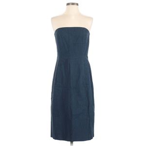 J.Crew Pinstripe Halter Dress
